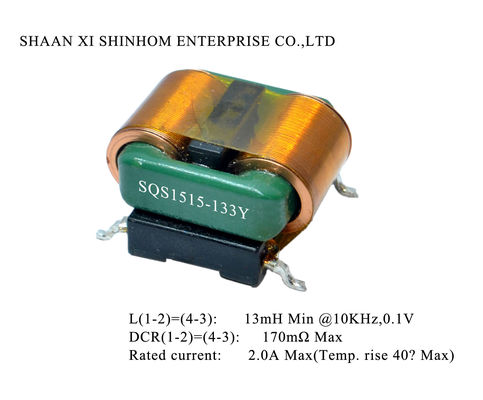 RoHS 250V горизонтальное SMD фильтрует дроссель единого режима