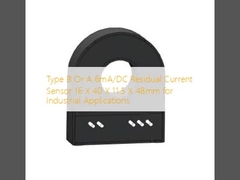 Датчик остаточного тока типа B или A 6mA/DC 16 X 40 X 11,5 X 48 мм для промышленных применений
